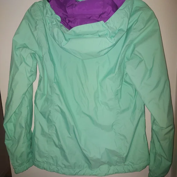 The North Face Green/Purple Hyvent Jacket - Picture 7 of 12